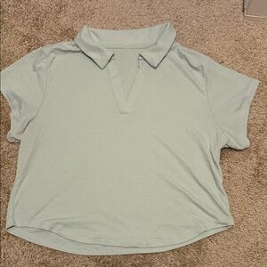Light Blue Women's Polo Top